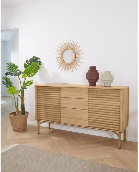 Komoda w dekorze dębu Kave Home Lenon