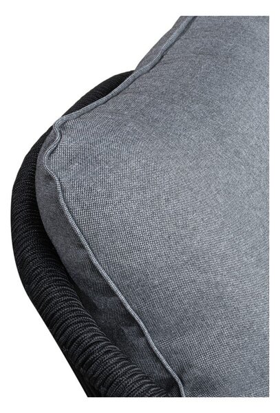 Czarna 2-osobowa sofa ogrodowa Bonami Selection North
