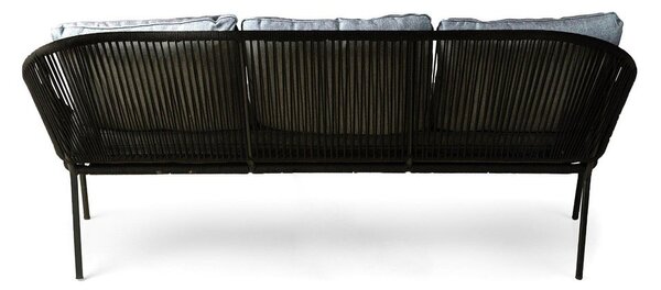 Czarna 3-osobowa sofa ogrodowa Bonami Selection North