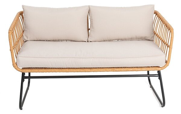 Sofa ogrodowa ze sztucznego rattanu Bonami Essentials Vistdal