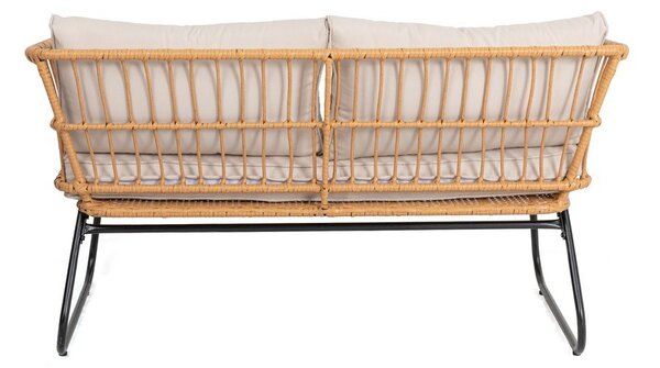 Sofa ogrodowa ze sztucznego rattanu Bonami Essentials Vistdal