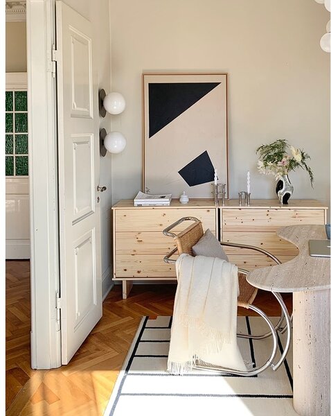 Naturalna komoda z drewna sosnowego Karup Design Kommo