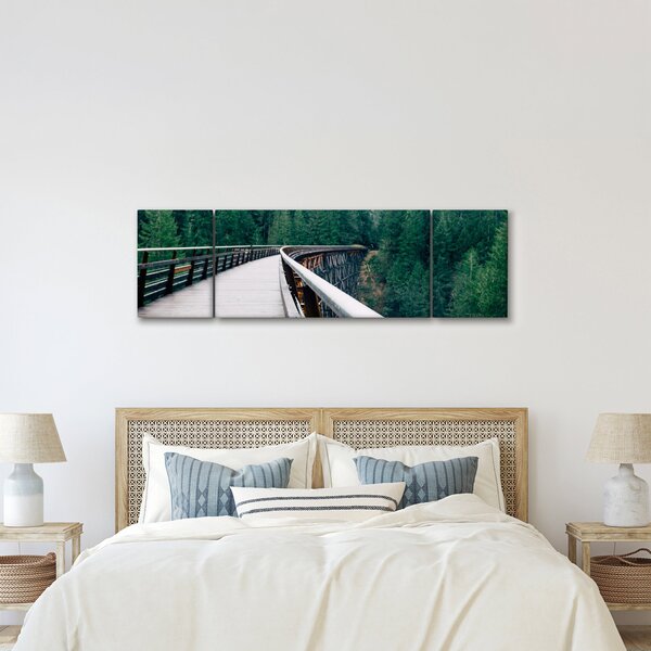 Obraz - Most do wierzchołków drzew (170x50 cm)