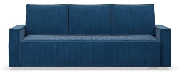 Kanapa rozkÅadana, sztruks, Union, 220x95x92 cm, granatowa | TYLETEGOTU