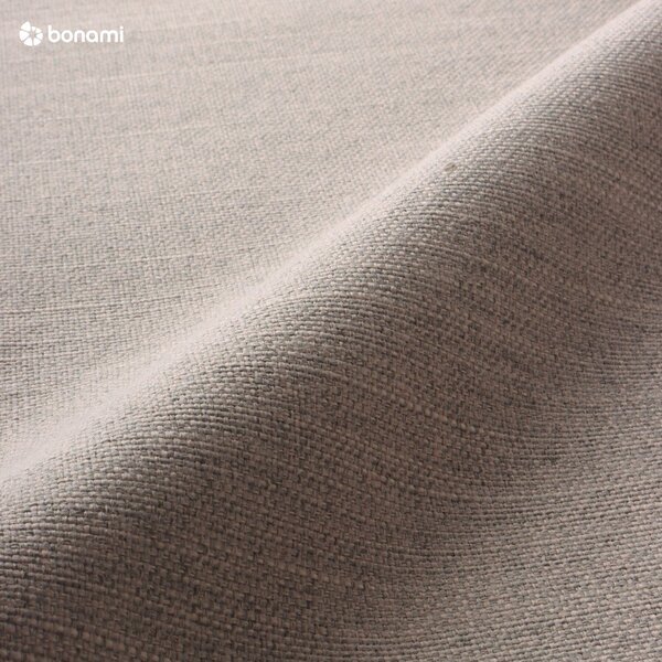 Beżowe tapicerowane łóżko dwuosobowe ze schowkiem ze stelażem 160x200 cm Lotte – Meise Möbel