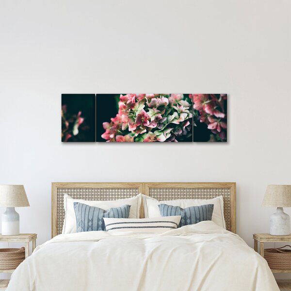 Obraz - Fragment Hortensji (170x50 cm)