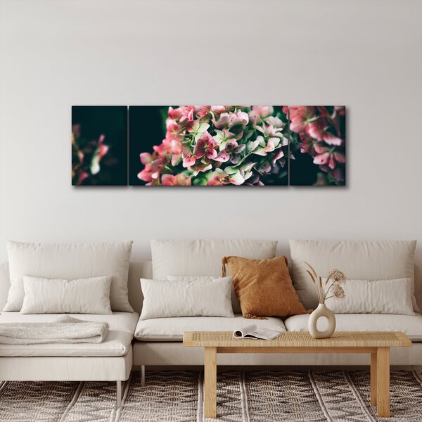 Obraz - Fragment Hortensji (170x50 cm)