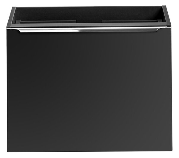 Czarna wisząca szafka pod umywalkę 60 cm G1-K25