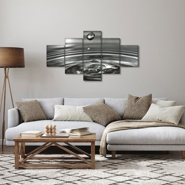 Obraz kropli wody (125x70 cm)