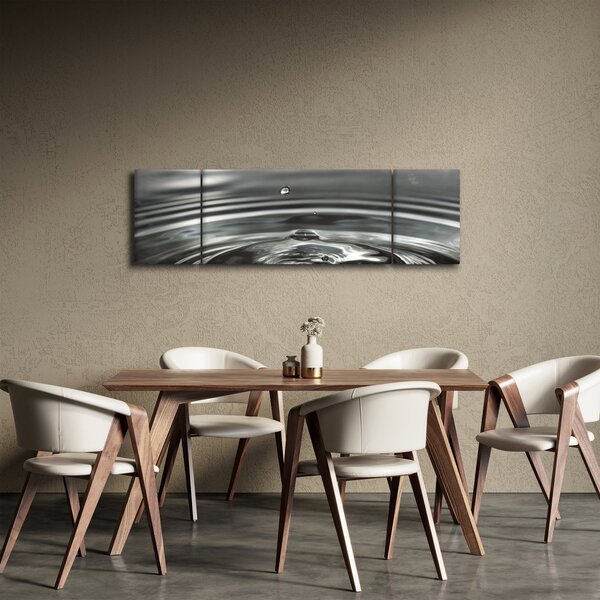 Obraz kropli wody (170x50 cm)