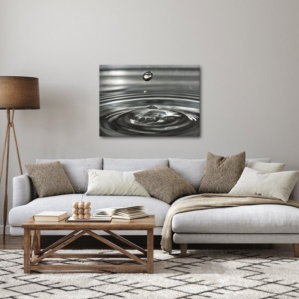 Obraz kropli wody (70x50 cm)