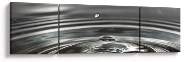 Obraz kropli wody (170x50 cm)