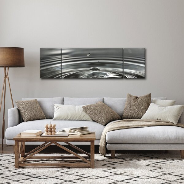 Obraz kropli wody (170x50 cm)