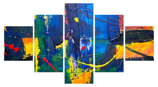 Obraz - Abstrakcja (125x70 cm)