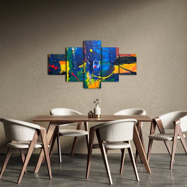 Obraz - Abstrakcja (125x70 cm)