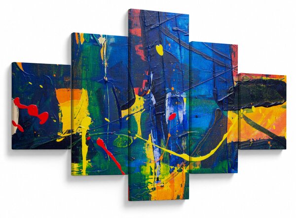 Obraz - Abstrakcja (125x70 cm)