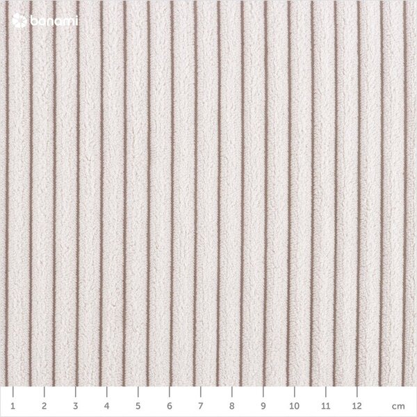 Beżowe tapicerowane łóżko dwuosobowe bez stelaża 160x200 cm Mattis Cord – Meise Möbel