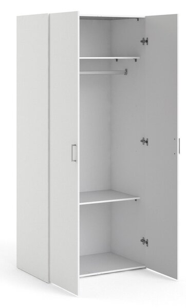 Biała szafa 78x175 cm Space – Tvilum