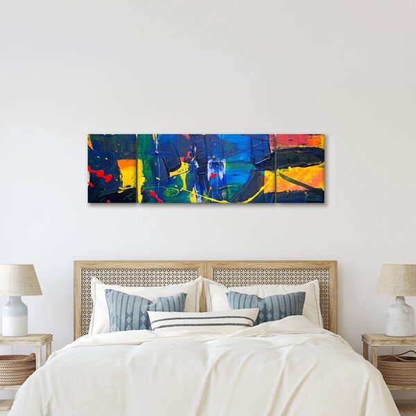 Obraz - Abstrakcja (170x50 cm)