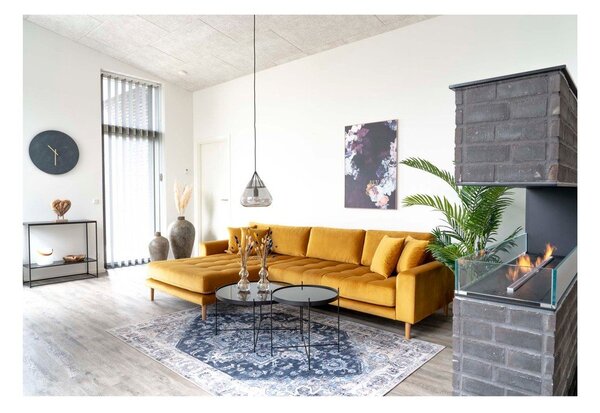 Czarny okrągły stolik ø 70 cm Venezia – House Nordic