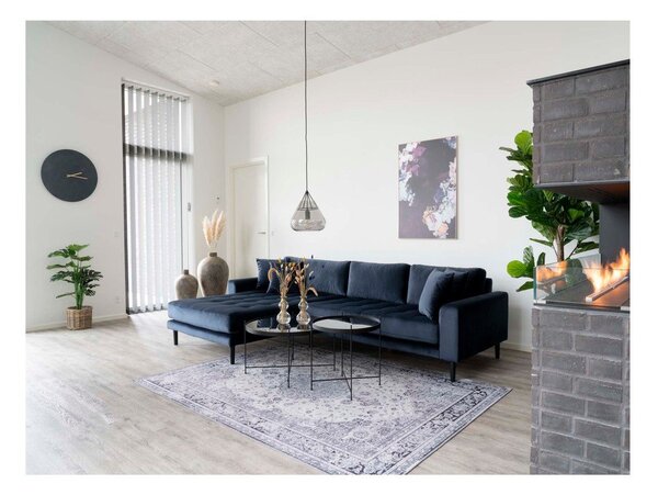 Czarny okrągły stolik ø 70 cm Venezia – House Nordic