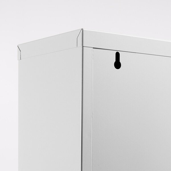 Biała metalowa uchylna szafka na buty 50x103x15 cm Ode – Kave Home
