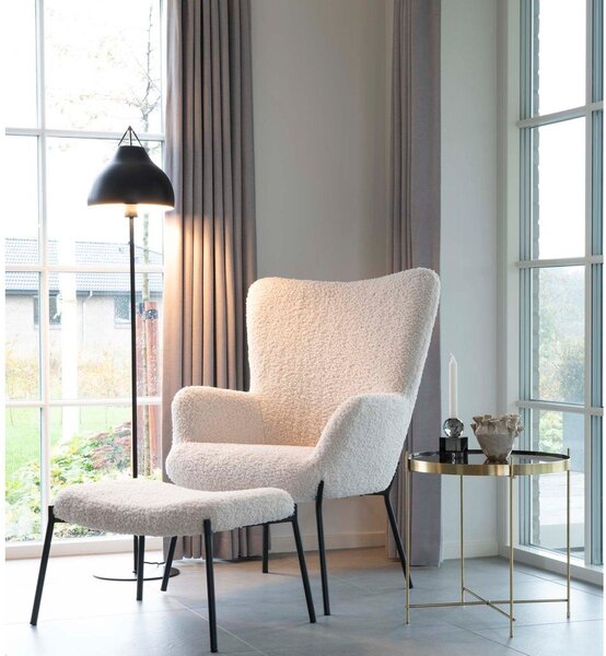 Okrągły stolik w kolorze złotym ø 48 cm Venezia – House Nordic