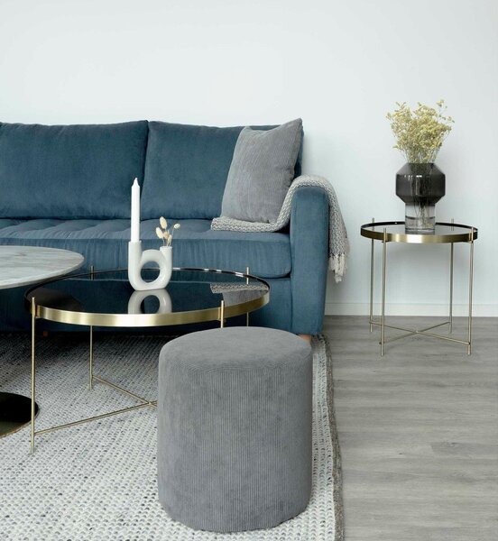 Okrągły stolik w kolorze złotym ø 48 cm Venezia – House Nordic