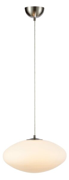Biała lampa wisząca ze szklanym kloszem ø 38 cm Locus – Markslöjd