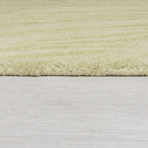 Zielony wełniany chodnik 60x230 cm Lino Leaf – Flair Rugs