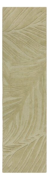 Zielony wełniany chodnik 60x230 cm Lino Leaf – Flair Rugs