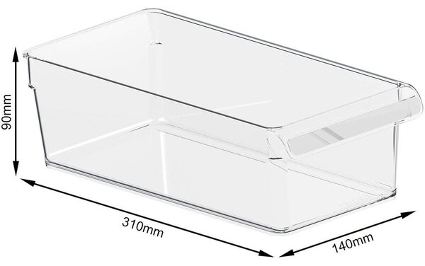 Plastikowy organizer do lodówki Loft – Rotho