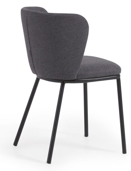 Ciemnoszare krzesło Ciselia – Kave Home