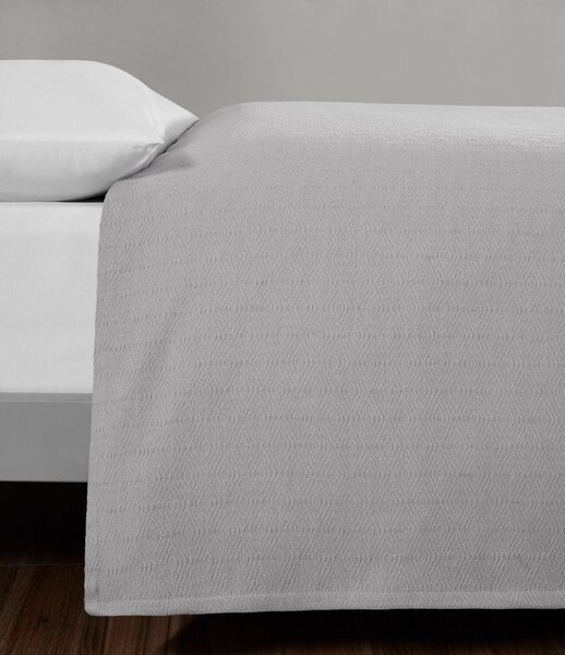 Szara bawełniana narzuta na łóżko dwuosobowe 200x230 cm Serenity – Mijolnir