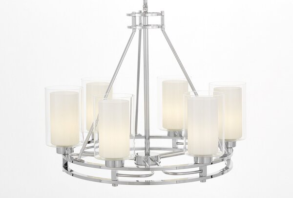 NOWOCZESNA LAMPA WISZĄCA CHROMOWANA MARIETTA W6