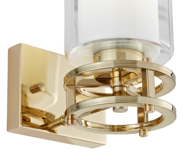 LAMPA ŚCIENNA KINKIET NOWOCZESNY ZŁOTY MARIETTA W1