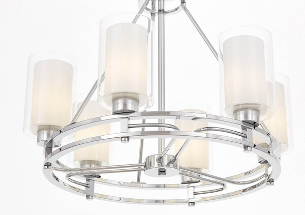 NOWOCZESNA LAMPA WISZĄCA CHROMOWANA MARIETTA W6