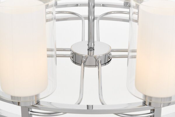 NOWOCZESNA LAMPA WISZĄCA CHROMOWANA MARIETTA W8