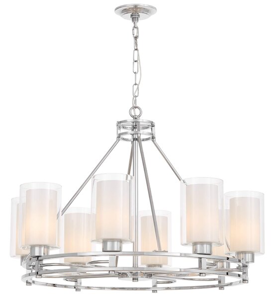 NOWOCZESNA LAMPA WISZĄCA CHROMOWANA MARIETTA W8
