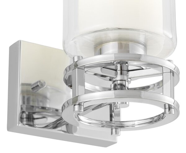 LAMPA ŚCIENNA KINKIET NOWOCZESNY CHROMOWANY MARIETTA W1