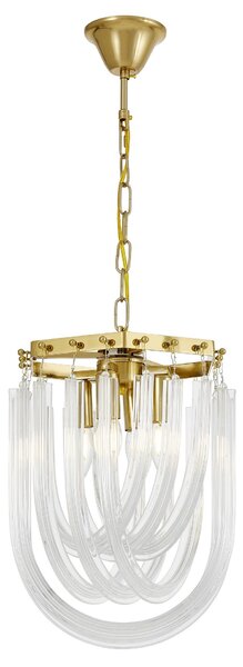 NOWOCZESNA LAMPA WISZĄCA MOSIĘŻNA BOSCONE D30