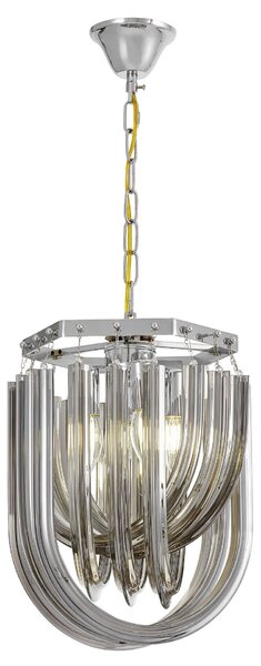 NOWOCZESNA LAMPA WISZĄCA CHROMOWANA BOSCONE D30