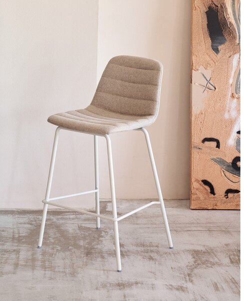 Beżowe hokery zestaw 2 szt. 92,5 cm Zunilda – Kave Home