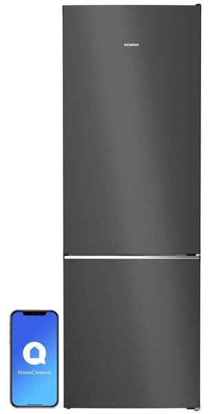 Lodówka SIEMENS KG49NSBBF No Frost 203cm Czarne satynowe szkło