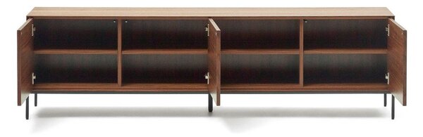 Szafka pod TV w dekorze orzecha 195x55 cm Vedrana – Kave Home