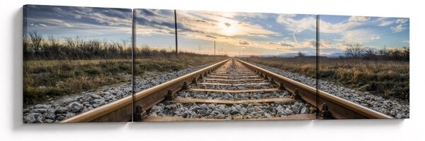 Obraz - Tory (170x50 cm)
