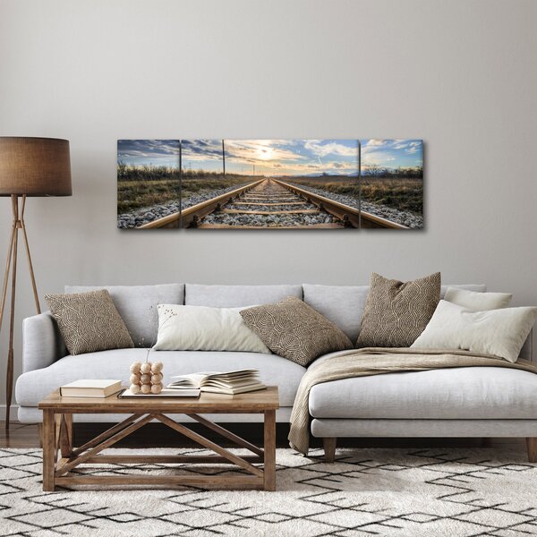 Obraz - Tory (170x50 cm)
