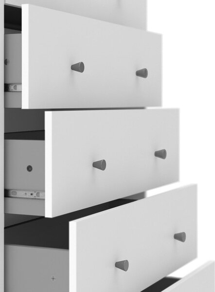 Biała komoda 72x108x30 cm May – Tvilum