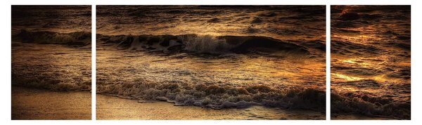 Obraz - Fale na wybrzeżu (170x50 cm)