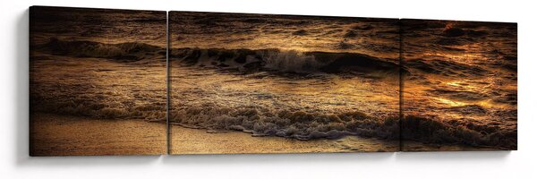 Obraz - Fale na wybrzeżu (170x50 cm)
